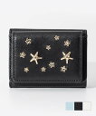 ジミーチュウ JIMMY CHOO NEMO CZN 三つ折り財布 ネモ レディース 財布 ミニ財布 スタースタッズ レザー 本革 ロゴ プレゼント コンパクト...