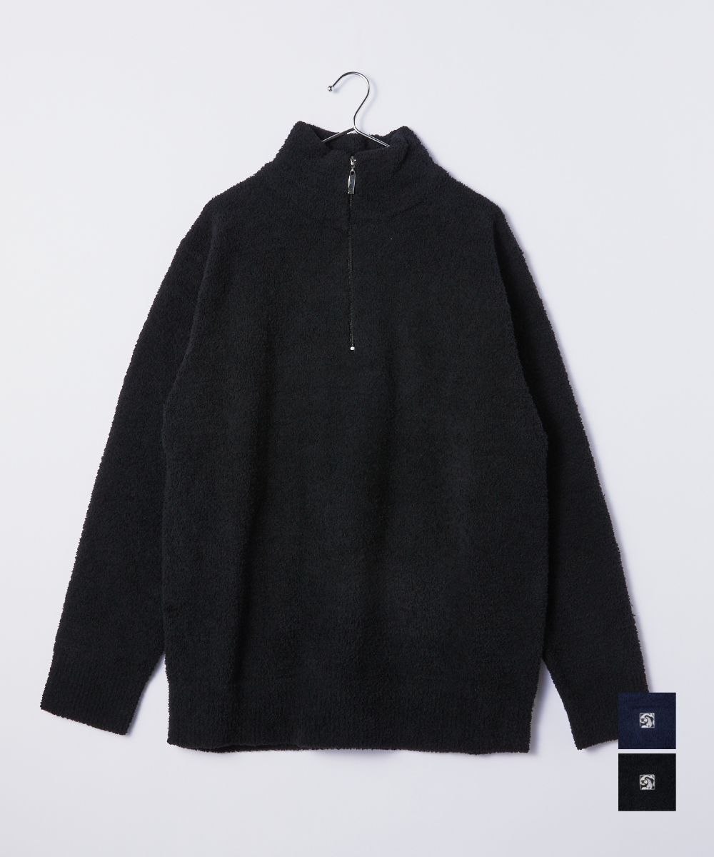 カシウエア Kashwere MNCH SWZ01 セーター Mens 1/4 Zip メンズ トップス ハーフジップ セーター ジャケット 長袖 カジュアル シンプル ブランド おしゃれ プレゼント ギフト 秋冬 贈り物 誕生日 記念 お祝い ブラック ネイビー S～XL