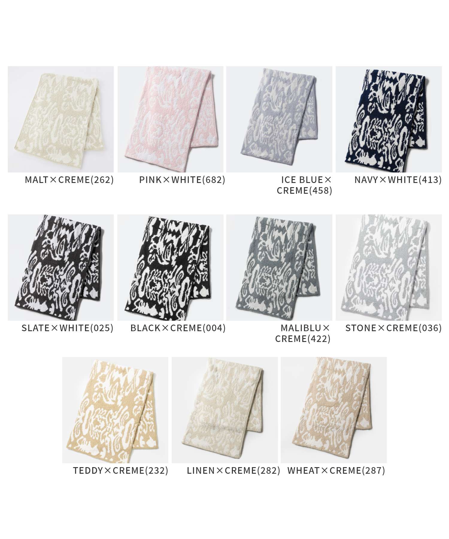 カシウエア Kashwere THCH DSK01 ブランケット THROW DAMASK メンズ レディース ダマスク スローケット ひざ掛け T-28 183×135cm ublanc-10014308 UBLANC サンプル画像2