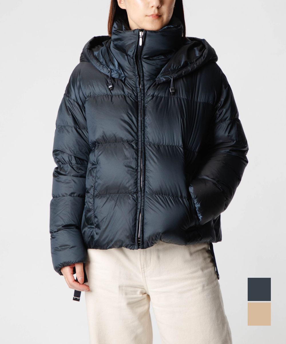 未使用級　エスマックスマーラ　ダウンジャケット　リバーシブル　ダークモカ✨ マックスマーラ Max Mara マックスマーラ ザ キューブ Max Mara The