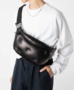 メゾン マルジェラ MAISON MARGIELA S35WB0079 P4300 ボディバッグ GLAM SLAM BELT BAG メンズ レディース バッグ グラム スラム クロスボディ カジュアル ウエストポーチ ロゴ ギフト プレゼント 誕生日 記念 アウトドア ベルトバッグ ブラック