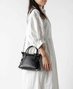 メゾン マルジェラ MAISON MARGIELA SB1WG0036 P5348 ショルダーバッグ 5AC CLASSIQUE MICRO メンズ レディース バッグ マイクロ クロスボディ 肩掛け 本革 レザー チェーンショルダーストラップ カジュアル プレゼント ギフト お出掛け ブランド おしゃれ ブラック(4)