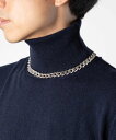 メゾン マルジェラ MAISON MARGIELA SI8UU0002 SV0130 ネックレス Necklace メンズ アクセサリー インターロッキング チャンキー チェーンネックレス ジュエリー ターリングシルバー カーブネックレス ギフト プレゼント お祝い 記念 シルバー