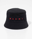 マルニ MARNI CLZC0110S0 UTC311 帽子 HATS メンズ レディース バケットハット コットン レタリングロゴ刺繍 キャップ アウトドア ...
