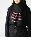 マルニ MARNI KIDS キッズ ストライプ ウール混紡 スカーフ M01284 M00SZ0 M900 マフラー ベビー&キッズ ファッション小物 ブラッ...