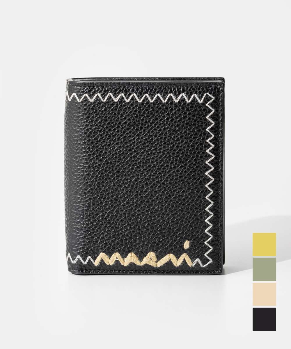 Rakuten - マルニ MARNI COMPACT WALLET WITH ZIPPER SYMBOL LOGO PFMO0107U1 P6533 二つ折り財布 レディース 財布