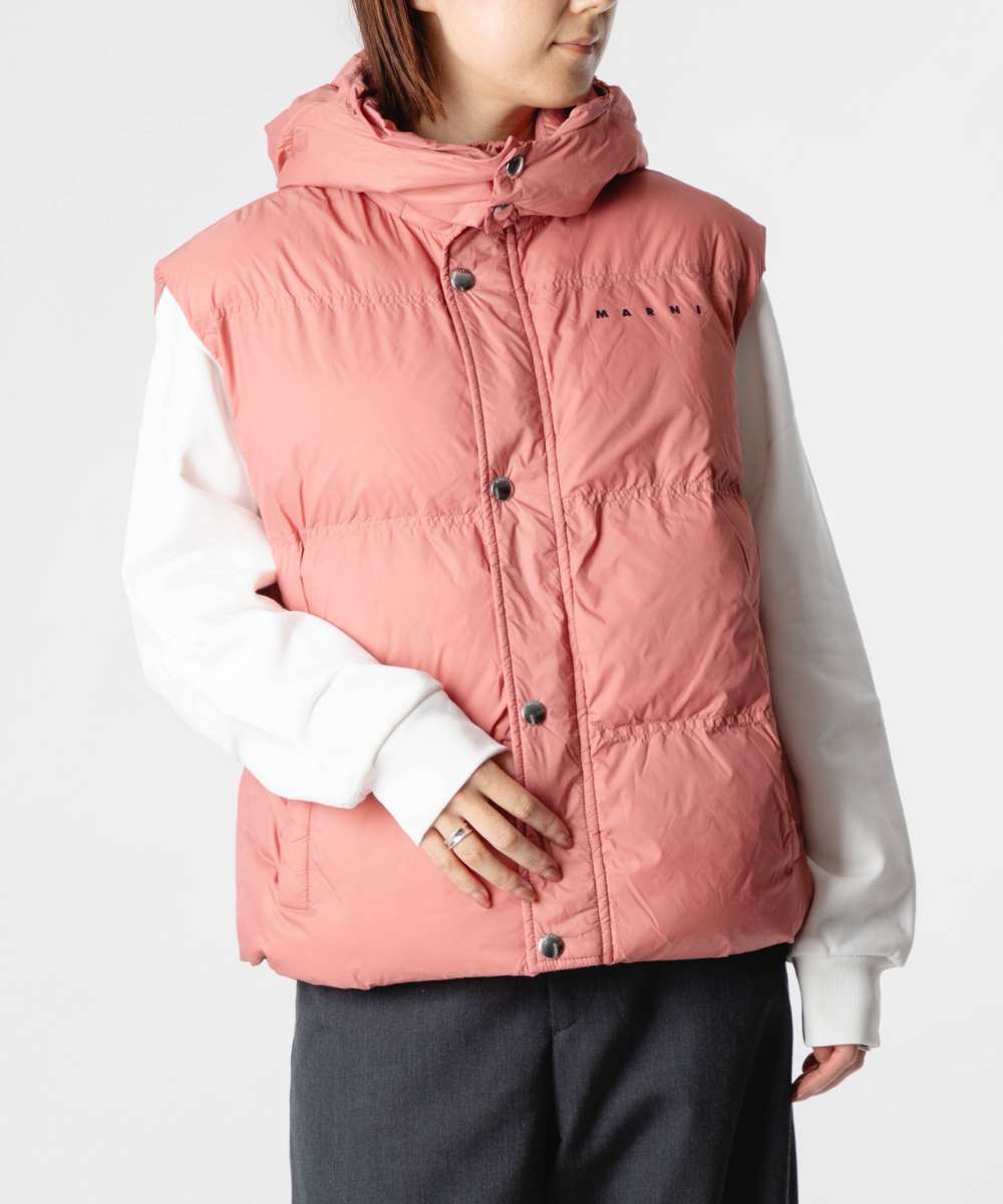 Rakuten - マルニ MARNI KIDS COLLECTION MJ166U キッズコレクション NYLON DOWN BEST ナイロン ダウンベスト M01539 M00LY ベスト レディース アウター 大人もOK