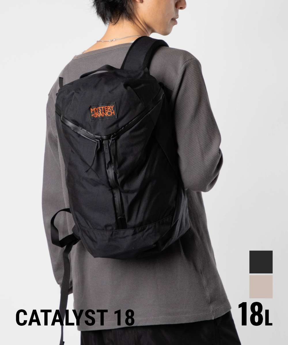 ミステリーランチ MYSTERY RANCH CATALYST 18 リュック メンズ レディース バッグ カタリスト バックパック 18L デイパック BACKPACK リュックサック アウトドア ハイキング トレッキング キャンプ ミリタリー 通勤 通学 旅行 大容量 丈夫 登山 ストーン ブラック