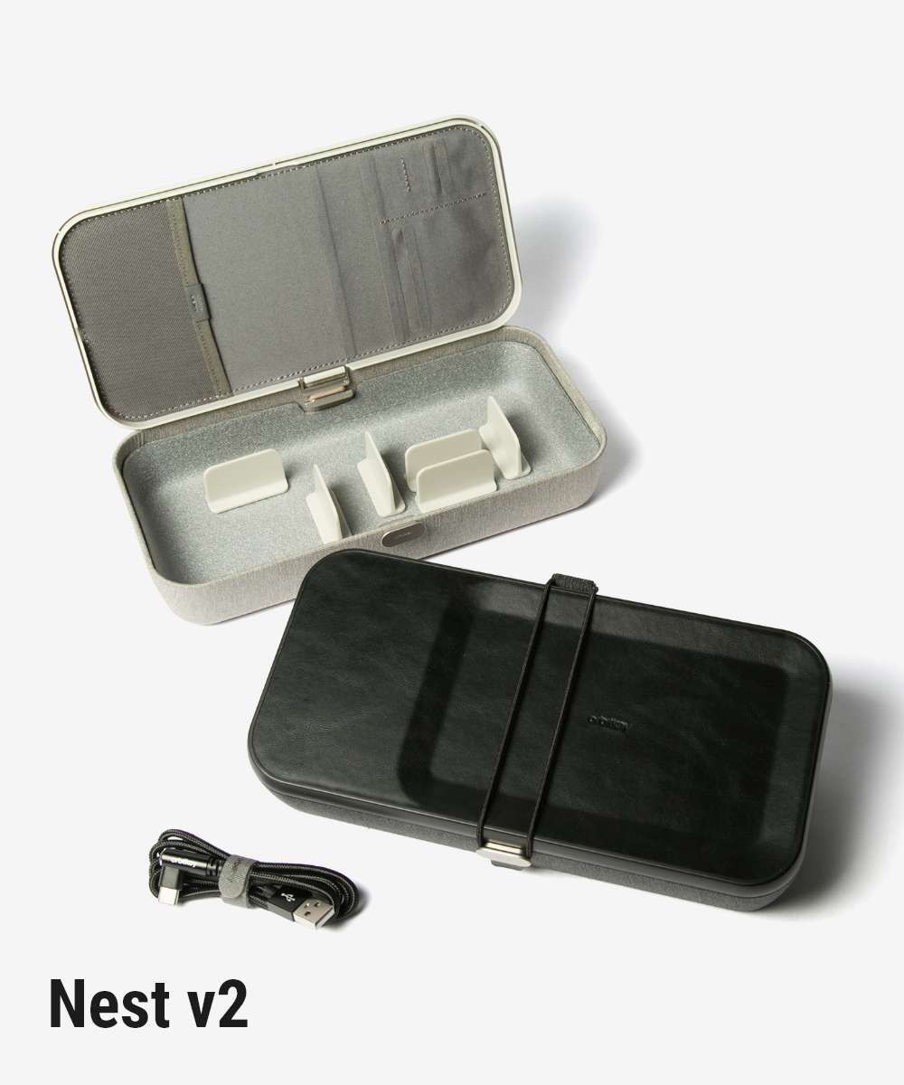 オービットキー Orbitkey Nest v2 ネスト ブイツー WNS2 ASH-104 WNS2 BLK-104 デスクオーガナイザー ユニセックス ガジ...