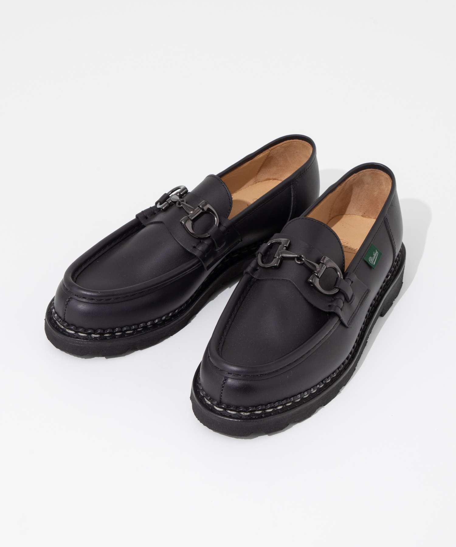 パラブーツ PARABOOT 202715 ビジネスシューズ REIMS MORS メンズ シューズ ランス ローファー Lisse Noir リスレザー 革靴 本革 通勤 通学 紳士靴 プレゼント ギフト ブラック 24.5〜27.5cm
