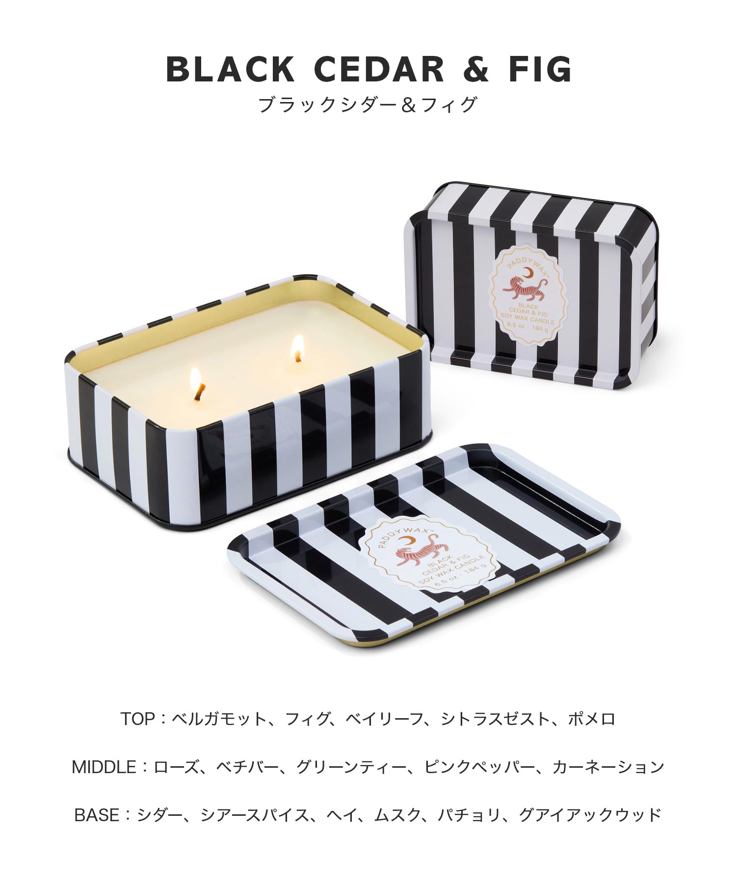 �ѥǥ���å��� PADDY WAX A Dopo �� �ɡ��� Tin Candle �ƥ��� �����ɥ� �롼��ե쥰��� 6oz 184g