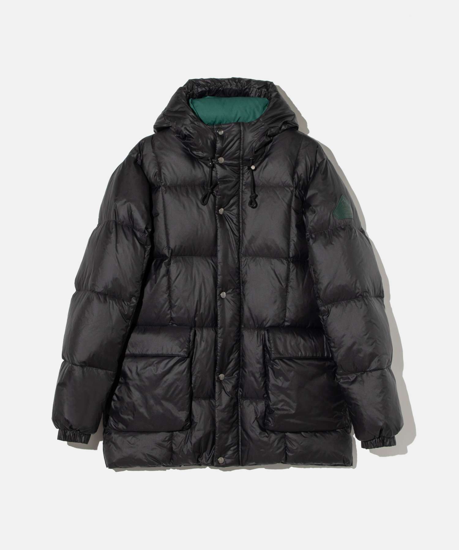 ピレネックス PYRENEX HUW005 ダウンジャケット AUDOUBERT 2 PARABOOT メンズ アウター オードベール 2 パラブーツ コラボ ロゴワッペン ダウンコート アウトドア ビジネス カジュアル 防寒着 撥水 防風 透湿性 秋冬 シンプル フード付 ギフト プレゼント ブラック XS S M L