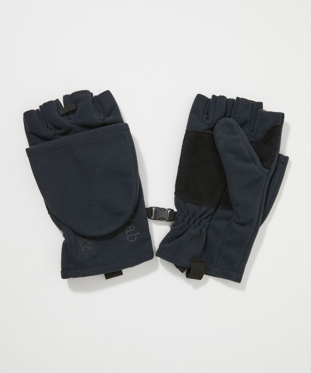  Rab QAH-73  Infinium Windproof Convertible Mitts  ʪ ե˥ ɥץ롼 С֥ ߥå ɴ  ޥۼ ƥå   ȥɥ ϥ л ֥å S M