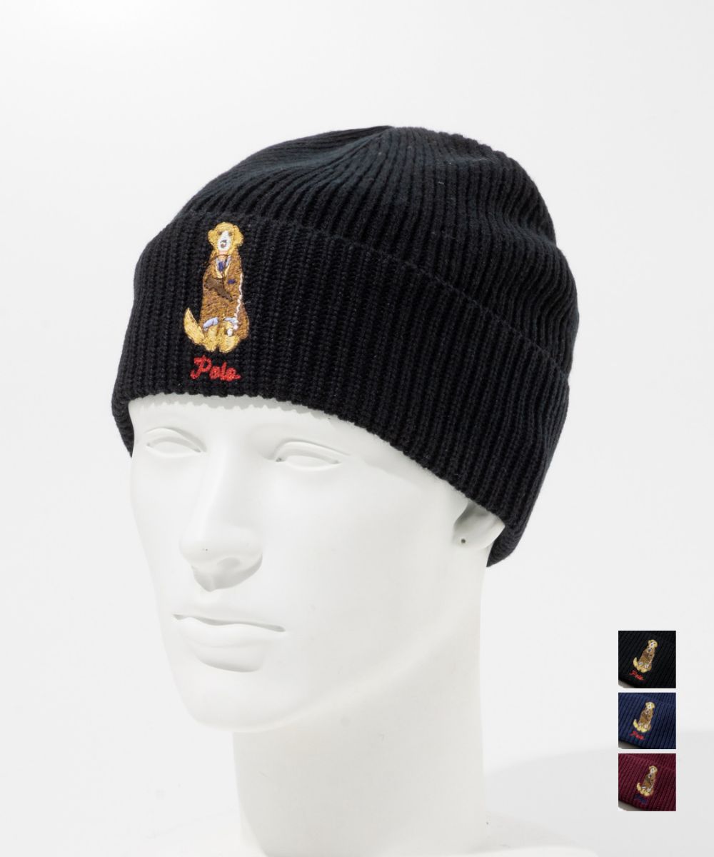 ポロ ラルフ ローレン POLO RALPH LAUREN golden retreiver beanie ゴールデンレトリバー ビーニー PC1466 ニット帽 メンズ 帽子