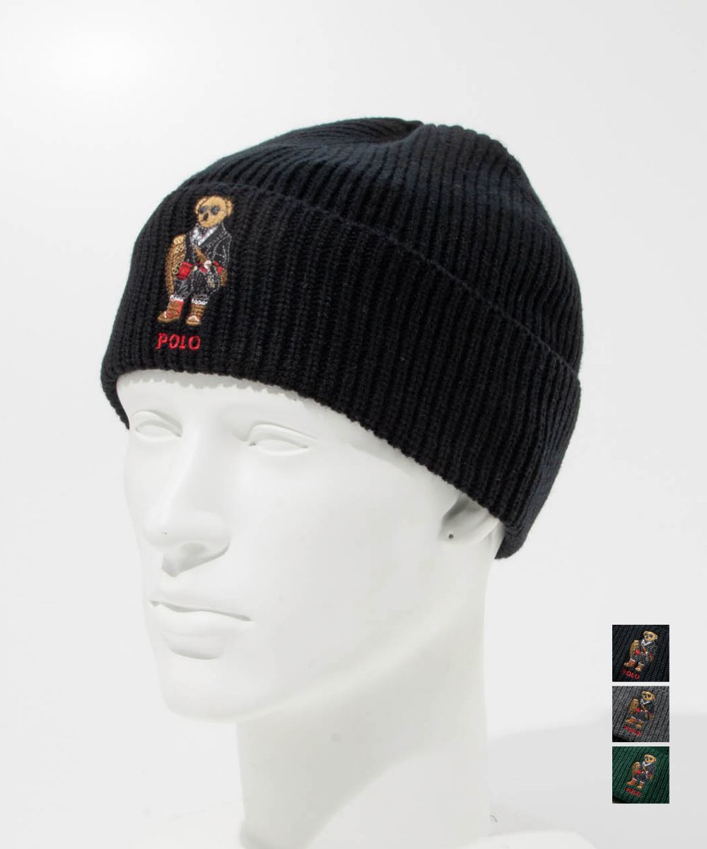 ポロ ラルフ ローレン POLO RALPH LAUREN holiday bear beanie ホリデー ベア ビーニー PC1454 ニット帽 ポロベア メンズ 帽子