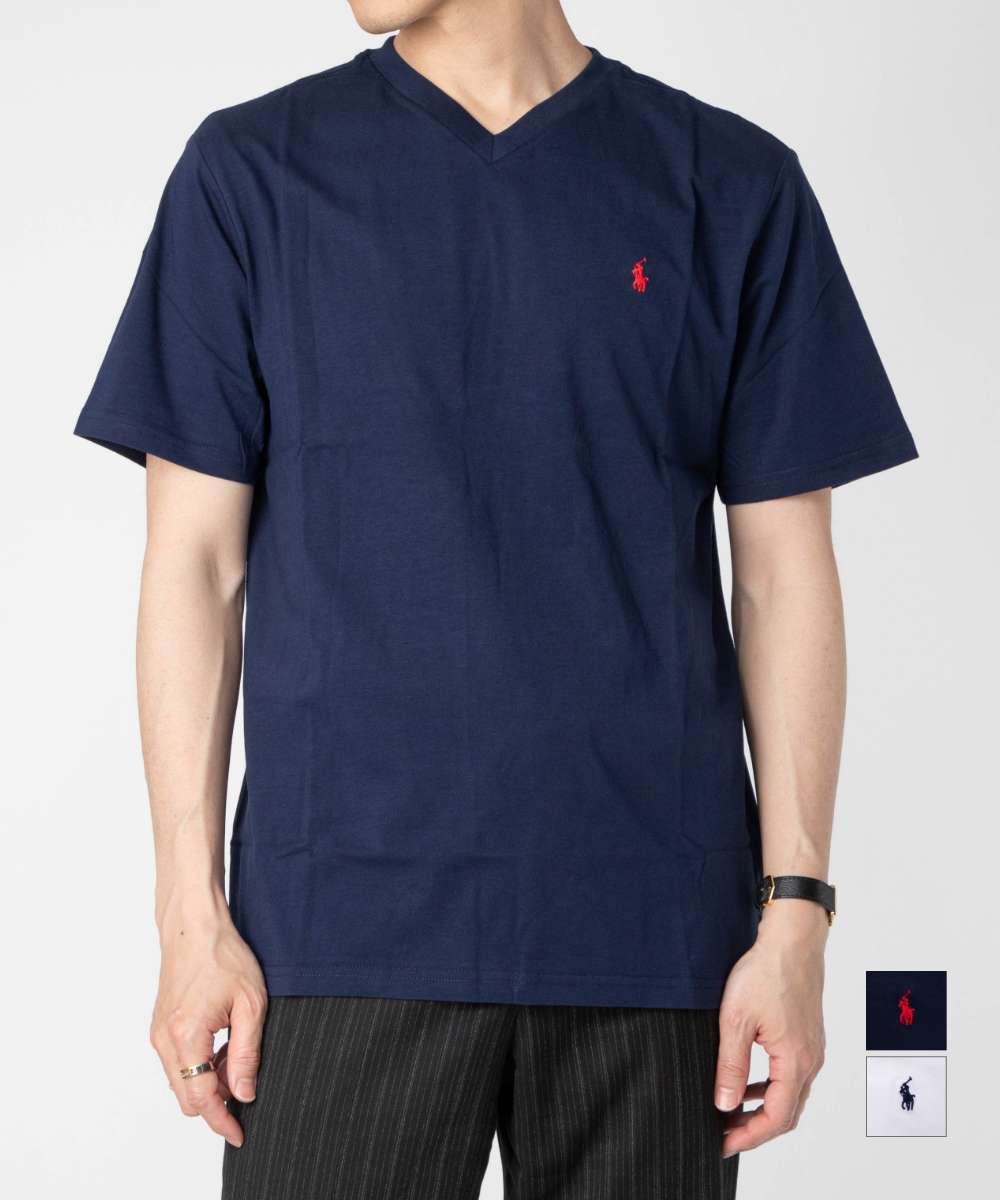 ポロ ラルフ ローレン POLO RALPH LAUREN Cotton Jersey V-Neck T-Shirt コットン ジャージー Vネック Tシャツ 323832906 子供服 キッズ ボーイズ メンズ レディース 大人もOK トップス