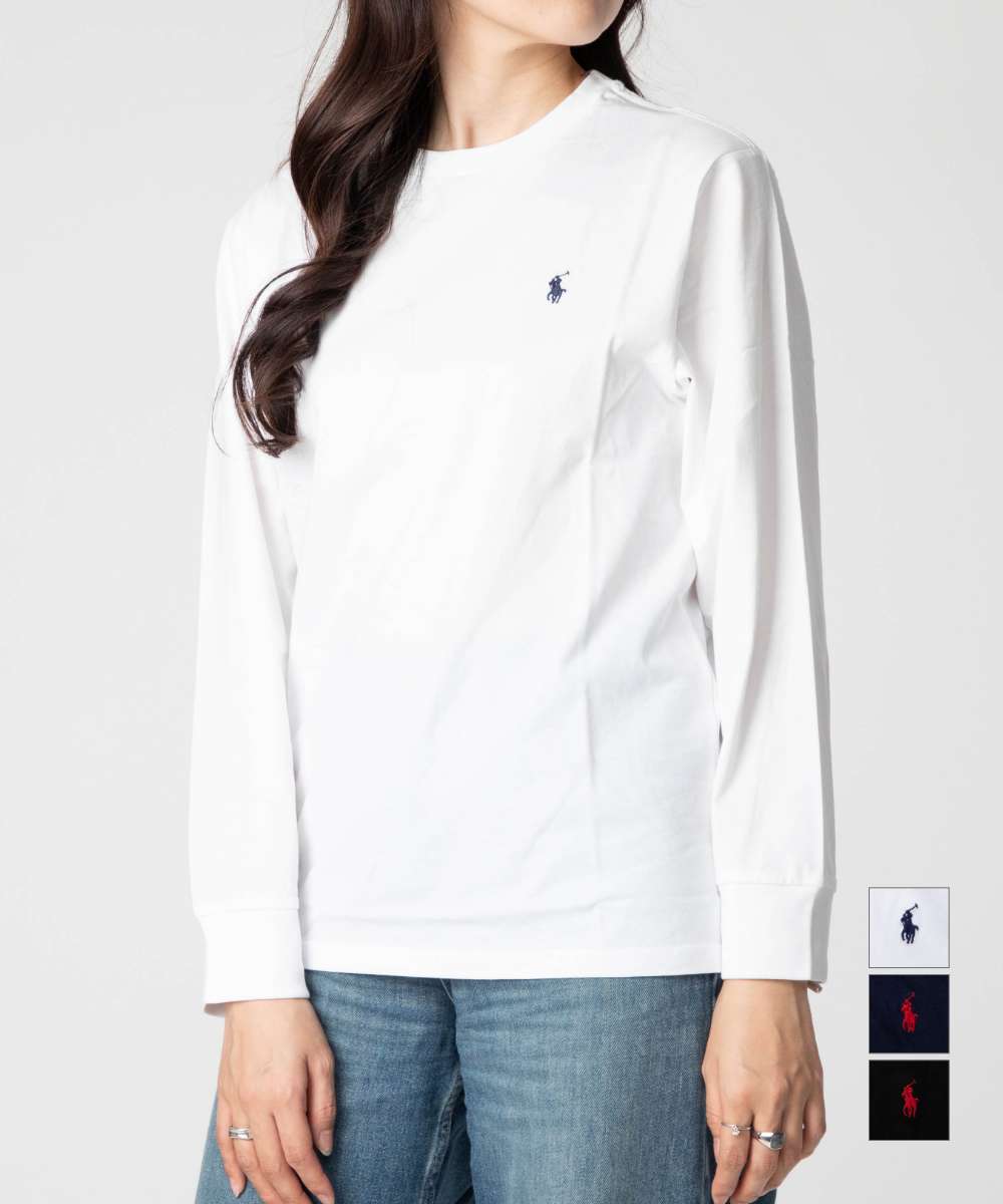 ポロ ラルフ ローレン POLO RALPH LAUREN Cotton Jersey Long-Sleeve T-Shirt コットン ジャージー ロング Tシャツ 323843804 子供服 キッズ ボーイズ メンズ レディース 大人もOK トップス