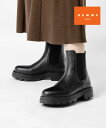 レメ REMME ZH-1104-ZIP-PR ブーツ レディース シューズ ジップサイドゴアブーツ チェルシーブーツ バックジッパー レザー ファスナー カジ...