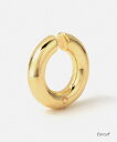 サスキア ディツ SASKIA DIEZ 048.05.01.000.01.11 イヤーカフ レディース アクセサリー ディーツ ボールド BOLD EARCUFF NO1 BRASS GOLD PLATED 片耳用 フープ イヤリング ブランド ギフト プレゼント 記念 誕生日【2022SS】 ゴールド