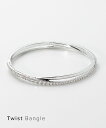 スワロフスキー swarovski 5565210 ブレスレット Twist レディース アクセサリー ツイスト ブレスレット バングル ホワイト ロジウム プレーティング シンプル ジュエリー ギフト プレゼント お祝い 記念 シルバー