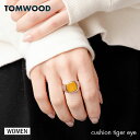 楽天UBLANCトムウッド TOM WOOD R74HQTIE01 S925 リング アクセサリー 指輪 クッション タイガーズ アイ Cushion Tiger Eye スターリングシルバー 925 ジュエリー ギフト プレゼント エレガント シルバー×タイガーアイ