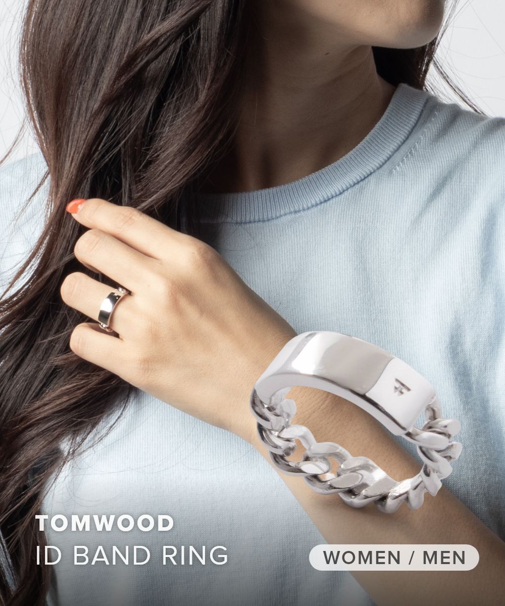 トムウッド TOM WOOD ID BAND RING ID バンドリング 101586 リング 指輪 レディース メンズ ユニセックス アクセサリー シルバー