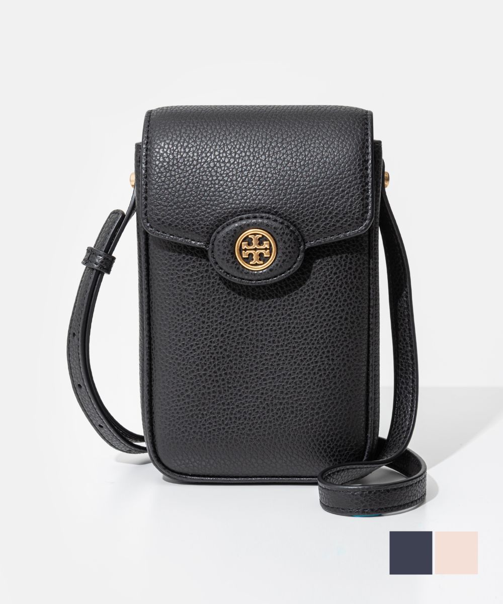 トリーバーチ 革ショルダーバッグ レディース トリーバーチ TORY BURCH 156748 ショルダーバッグ Robinson Pebbled Phone Crossbody レディース バッグ ロビンソン ペブルド スマホショルダー フォンケース クロスボディ ミニバッグ レザー スマホバッグ フォンポーチ プレゼント ギフト 鞄 ブラック