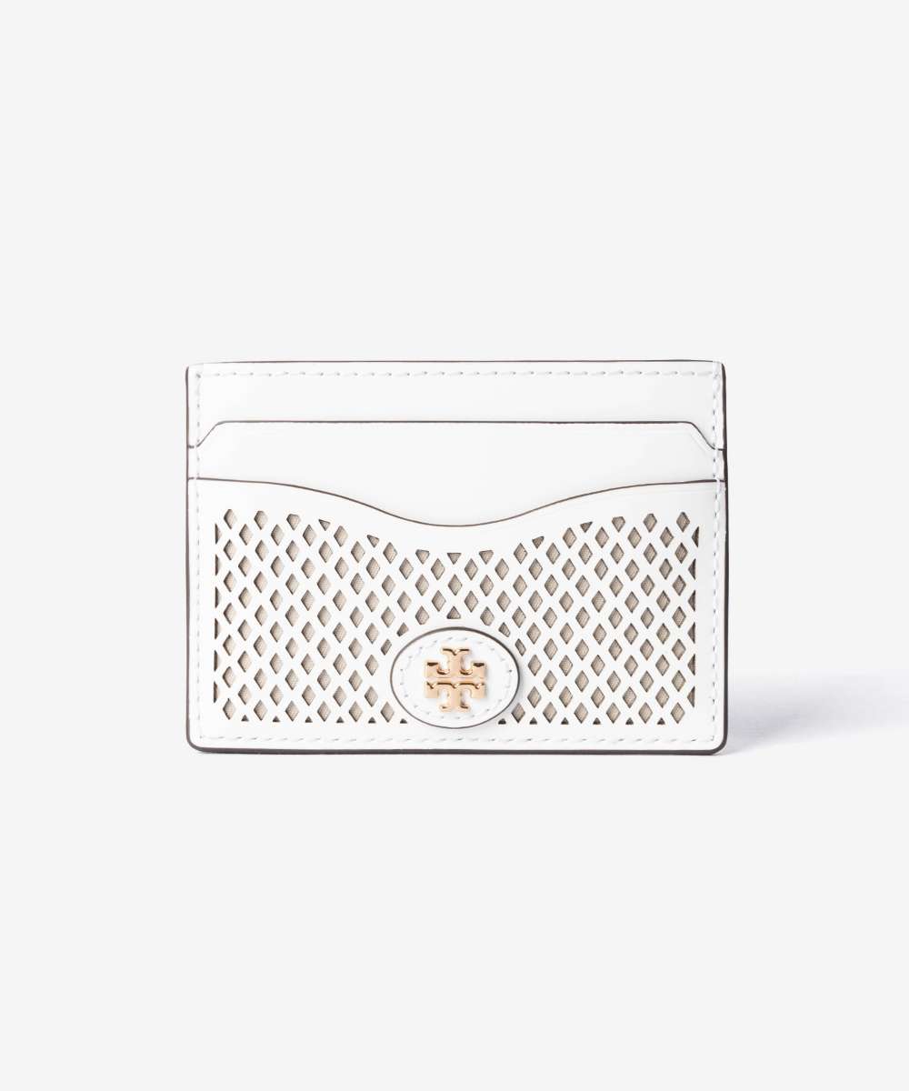 Rakuten - トリーバーチ TORY BURCH Emerson Perforated Color Block Mini Wallet エマーソン パーフォレイテッド カラーブロック スリム カードケース 175870 レディース 財布 小物