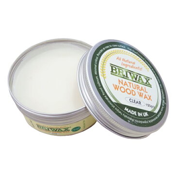 ブライワックス・ナチュラル・ウッド・ワックス 125ml BRIWAX 100%天然成分 無垢木製品 木材保護 ツヤ出し 自然素材 DIY