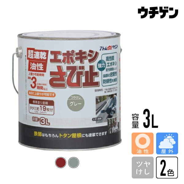 Rakuten - アトムハウスペイント エポキシさび止 3L