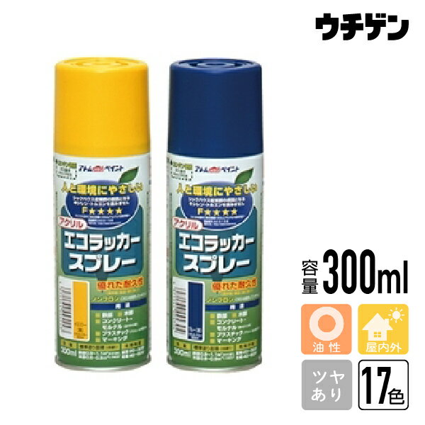 アトムハウスペイント エコラッカースプレー 300ml