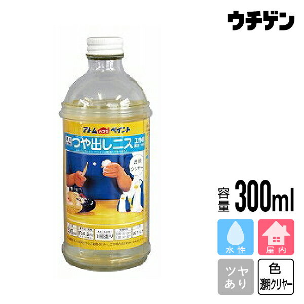 楽天市場】アトムハウスペイント つや出しニス 300mlの通販