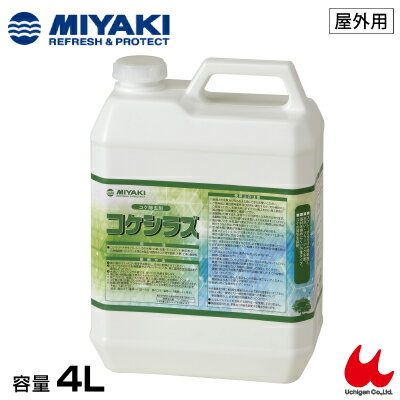 ミヤキ コケ除去剤・抑制剤 4L MIYAKI