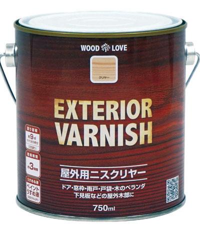 ウッドラブ 屋外用ニスクリヤー 750ml WOOD LOVE