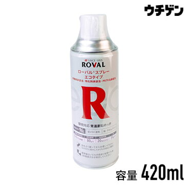 ローバル ROVALエコタイプスプレー420ml 亜鉛含有96％ 油性 サビ止め 常温亜鉛めっき