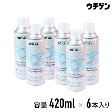 ローバル シルバーエコタイプスプレー　420ml 6本セットROVAL アルミ配合 シルバー系 ジンクリッチペイント【送料込み】