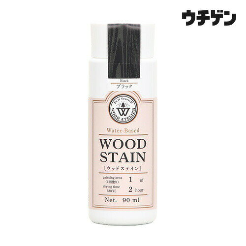 和信ペイント ウッドアトリエ ウッドステイン WS-28 ブラック 90ml