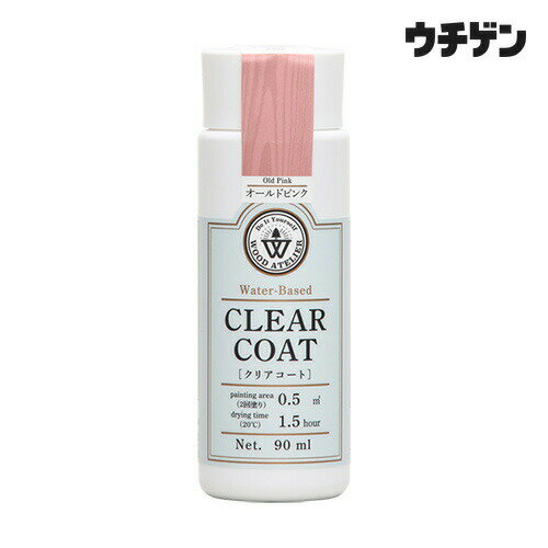 和信ペイント ウッドアトリエ クリアコート CC-04 オールドピンク90ml