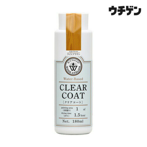 和信ペイント ウッドアトリエ クリアコート CC-10 ライトブラウン180ml