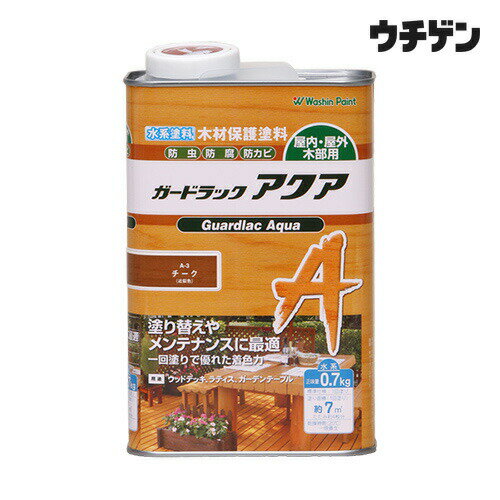 Rakuten - 和信ペイント ガードラックアクア チーク 0.7kg