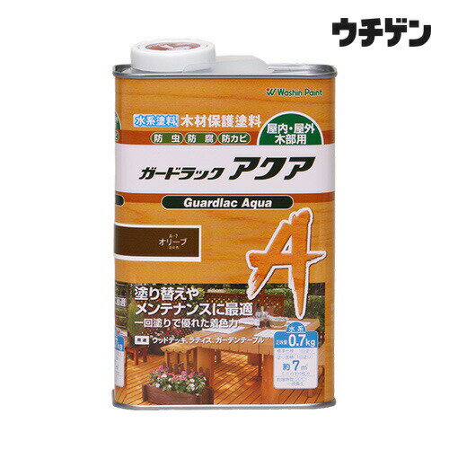 Rakuten - 和信ペイント ガードラックアクア オリーブ 0.7kg