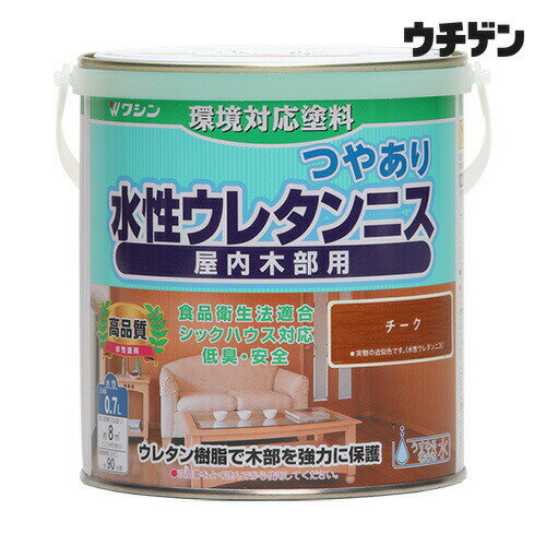 Rakuten - 和信ペイント 水性ウレタンニス チーク 0.7L