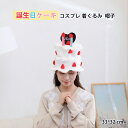 【母の日特典50円OFF】【送料無料】誕生日 ケーキ コスプレ 着ぐるみ 帽子 かぶりもの キャップ 可愛い おもしろグッズ 暖かい 防寒対策 クリスマス ハロ...