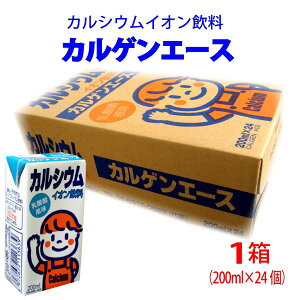 カルゲンエース1箱(200mlx24個)カルシウム 乳酸菌飲料　賞味期限2024.07.23