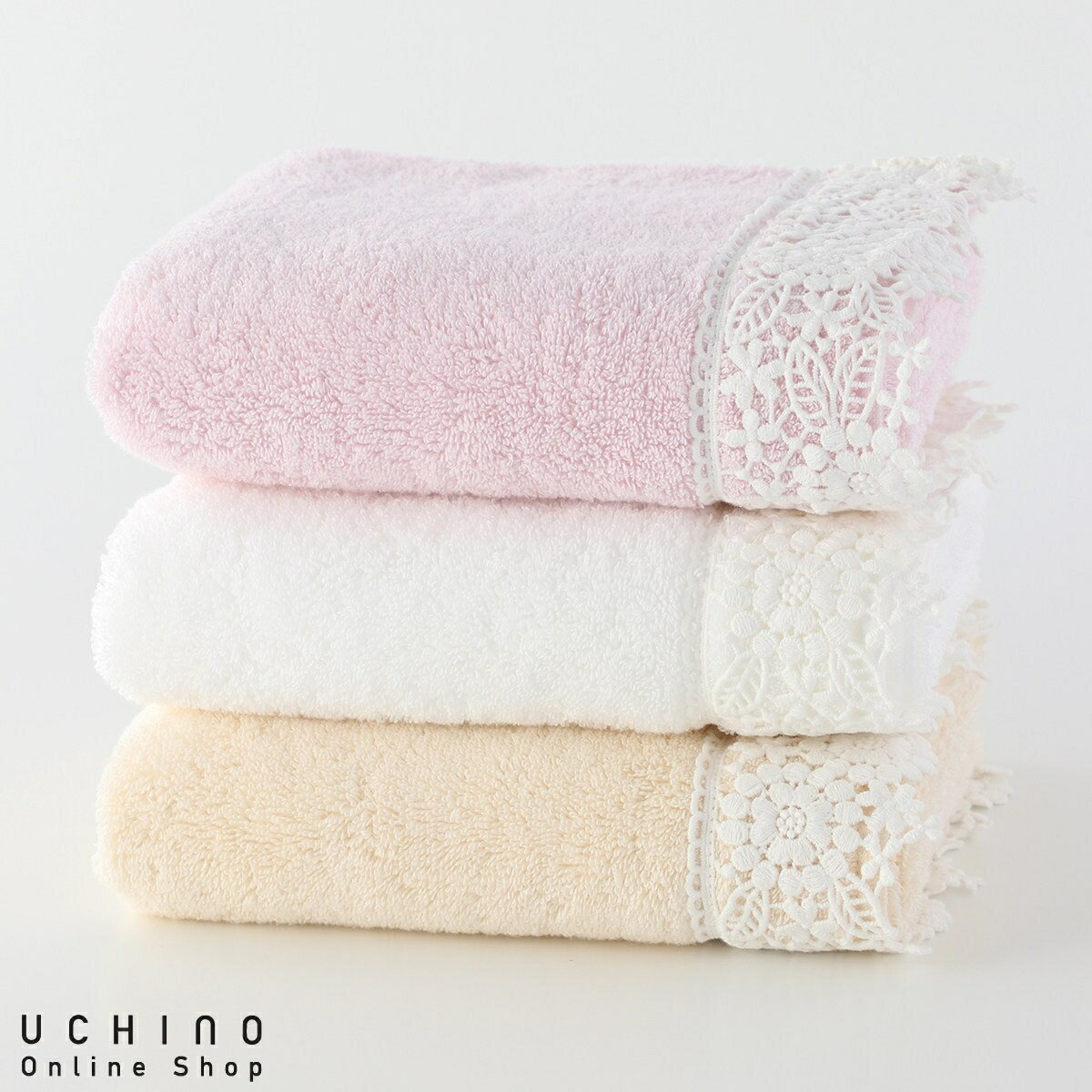 (SALE) UCHINO ふわふわステッチボーダー ベビー バスタオル 赤ちゃん 新生児 タオル 綿100％ 出産祝い 内祝い ウチノタオル  内野タオル