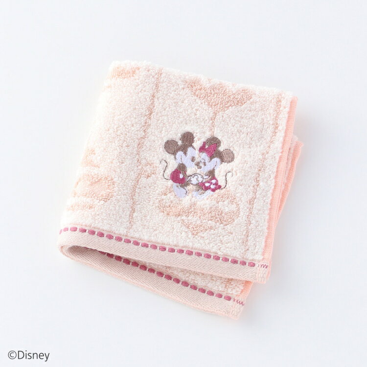 Disney(ディズニー) ミッキーアンリミテッド コンフィMM タオルハンカチ 約25×25cm 綿100 ジャカード パイル ミッキー ミニー ウチノ UCHINO ウチノタオル 【内野タオル】 ギフト 贈り物 プレゼント