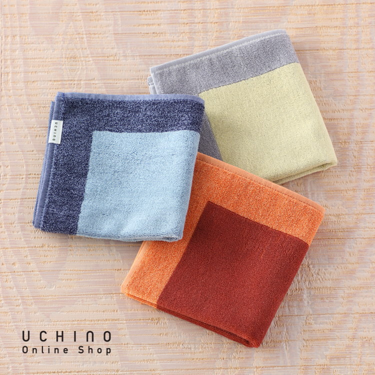 (SALE)UCHINO スマートスタイル「プレーン」 タオルハンカチ ハンドタオル 綿100% 綿タオル おしゃれ ..
