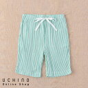 (SALE) UCHINO サラッとガーゼ キャンディストライプ メンズ パンツ 綿100% ルームウェア ズボン 紳士用 MYM ウチノ ウチノタオル 【内野...
