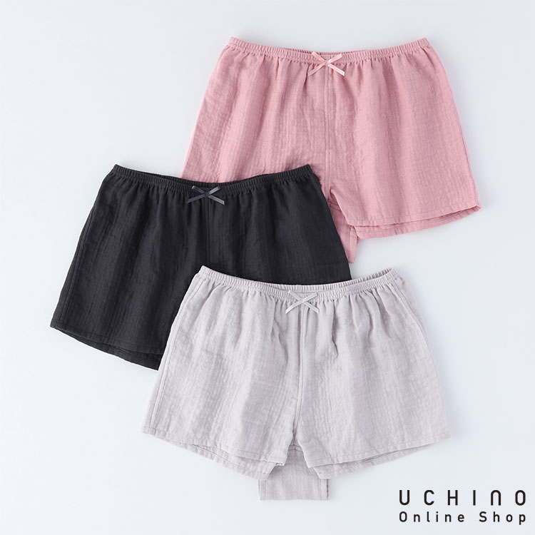 UCHINO マシュマロガーゼ レディス トランクスショーツ