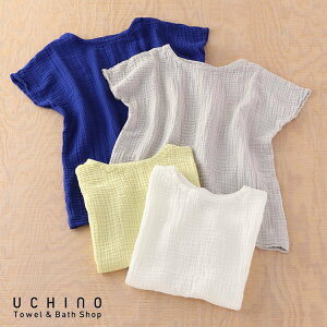 シャツ Tシャツ ルームウェア UCHINO　クレープガーゼ ドルマンTシャツ レディース 半袖 爽やか 部屋着 綿100％ トップス ウチノタオル 【内野タオル】 ギフト 贈り物 プレゼント 送料無料